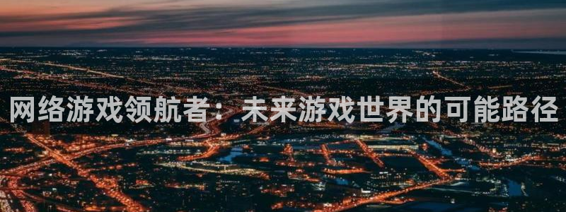 苏州ag街机网络科技有限公司：网络游戏领航者：未来游戏世界的可能路径