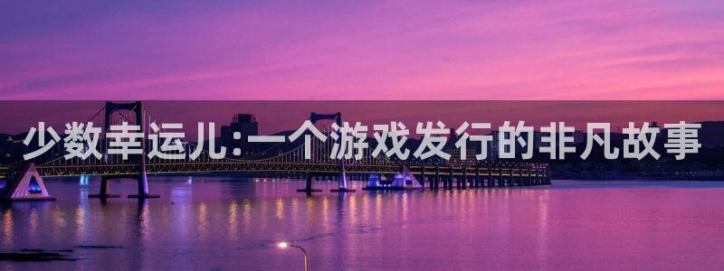 ag街机技术有限公司怎么样：少数幸运儿:一个游戏发行的非凡故事